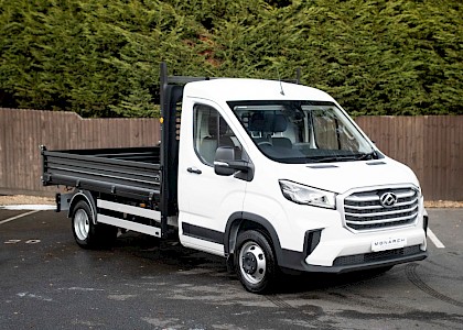 2021/71 Maxus Deliver 9 MWB 2.0TDCI Chassis Cab 150ps with King Steel Tipper Body